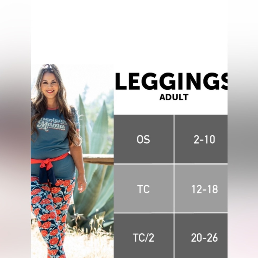 Lula Roe TC Leggings - Picture 3 of 3